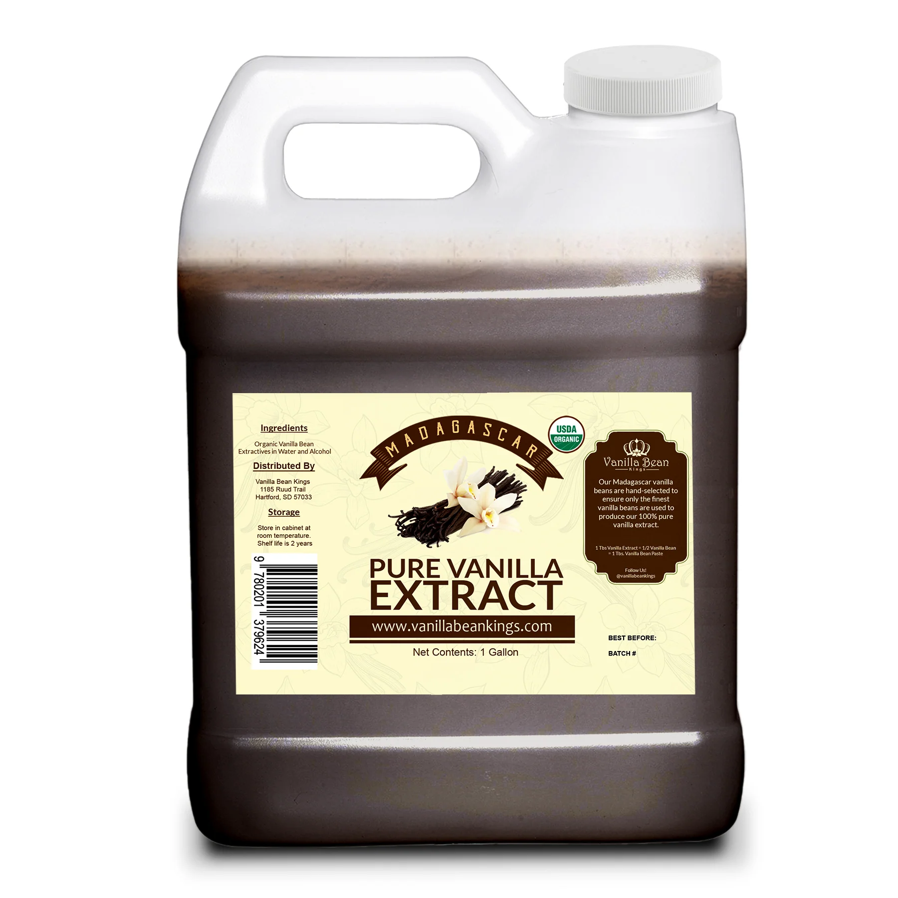 BREWERS SPECIAL Pure Madagascar Vanilla Extract - 1 Gallon