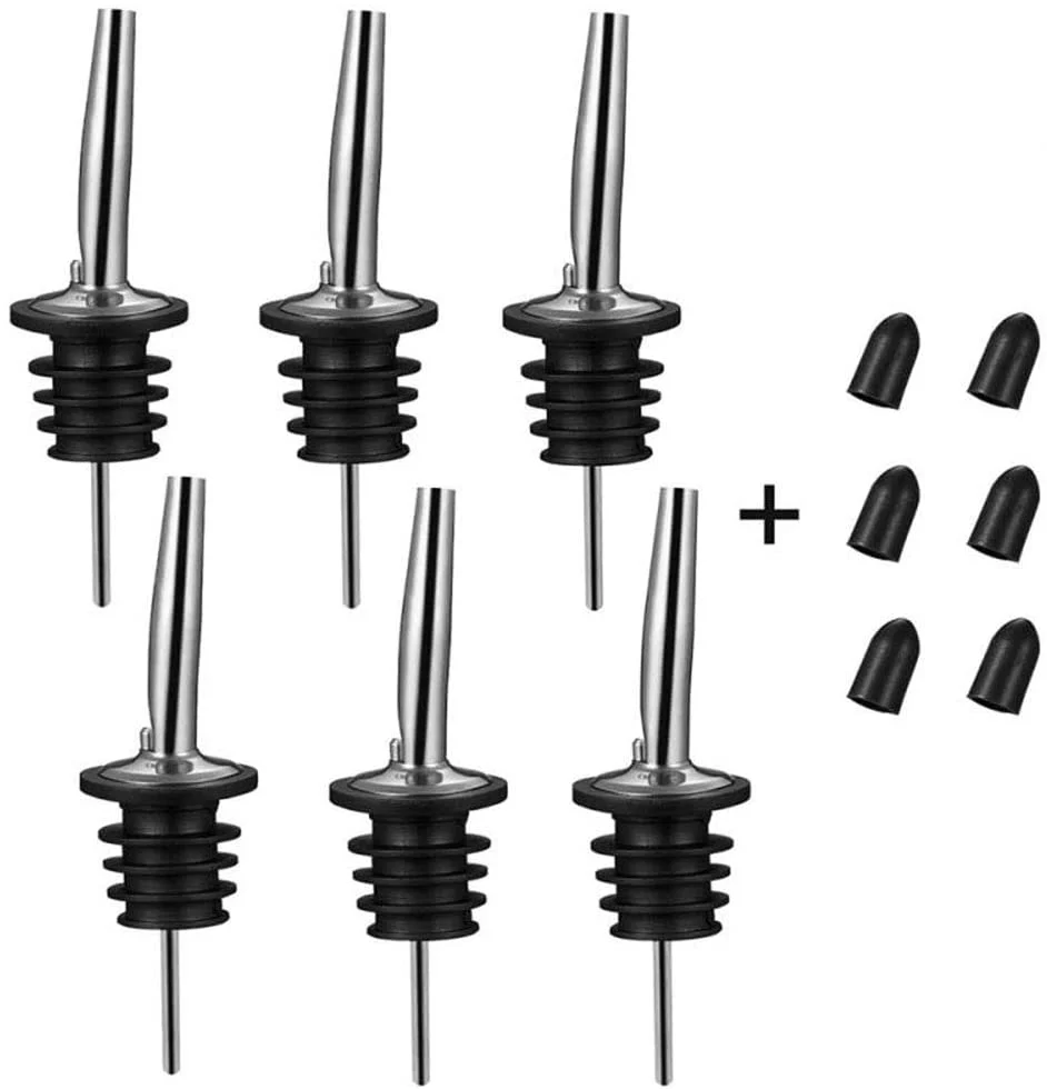 Extract Bottle Pourer with Stopper for Liquor Bottles for about 3/4" Mouths - Image 4