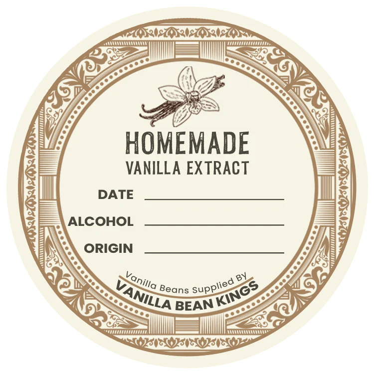 Homemade Vanilla Extract Label - Choose Your Size! - Image 3
