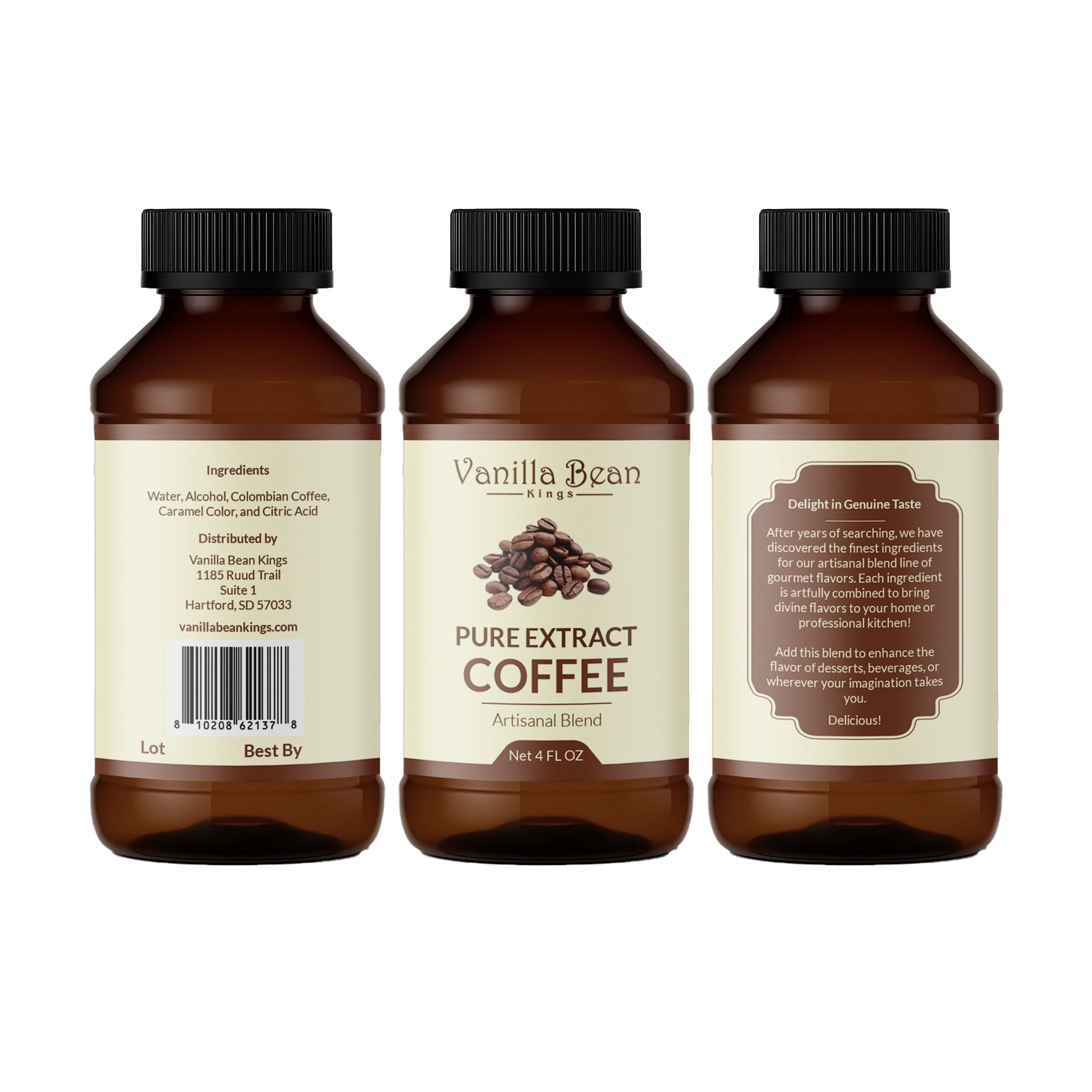 Pure Coffee Extract - 4 fl oz - Image 2