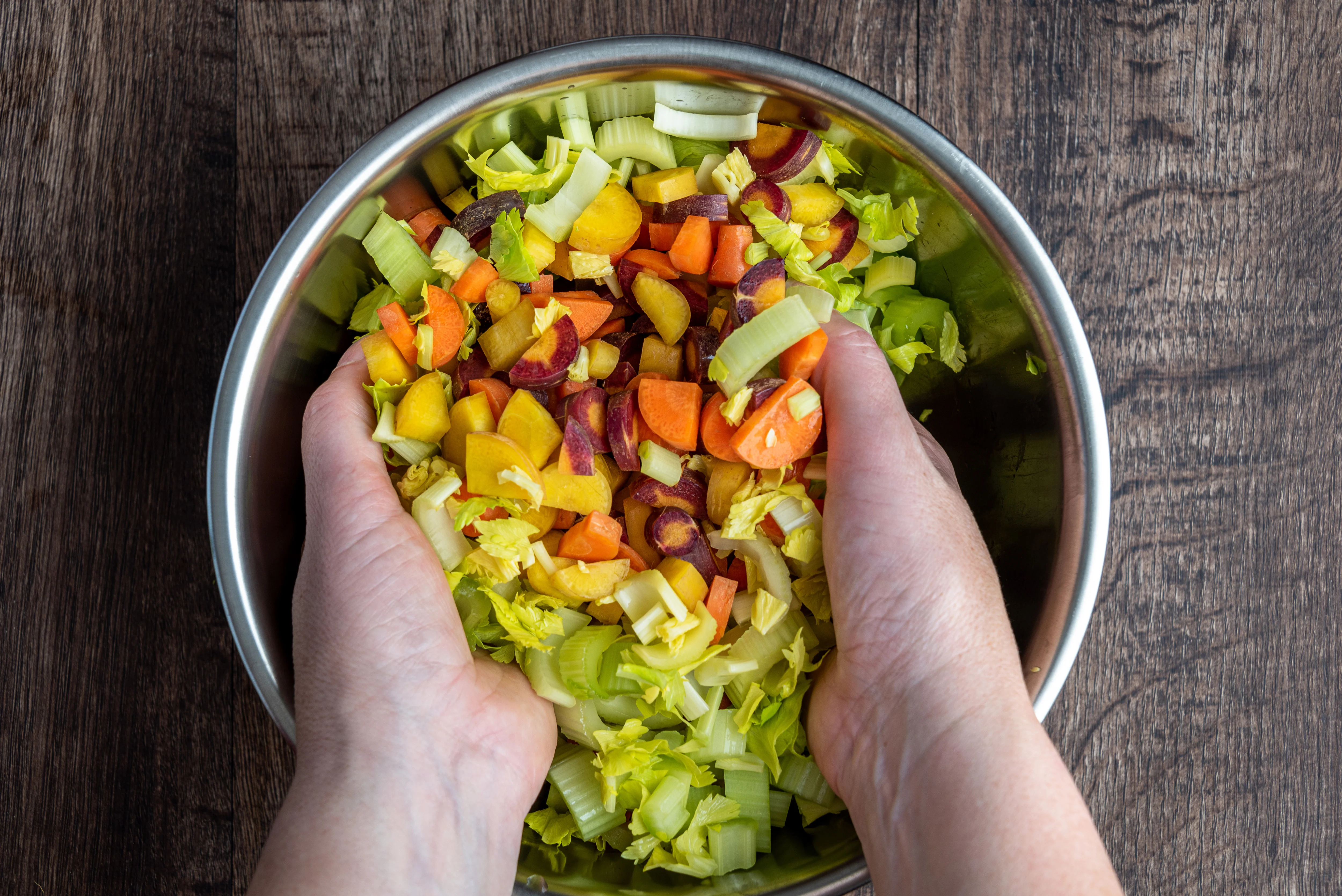 Stainless Steel Mixing Bowls for Meal Prep - Set of 5 - Image 3
