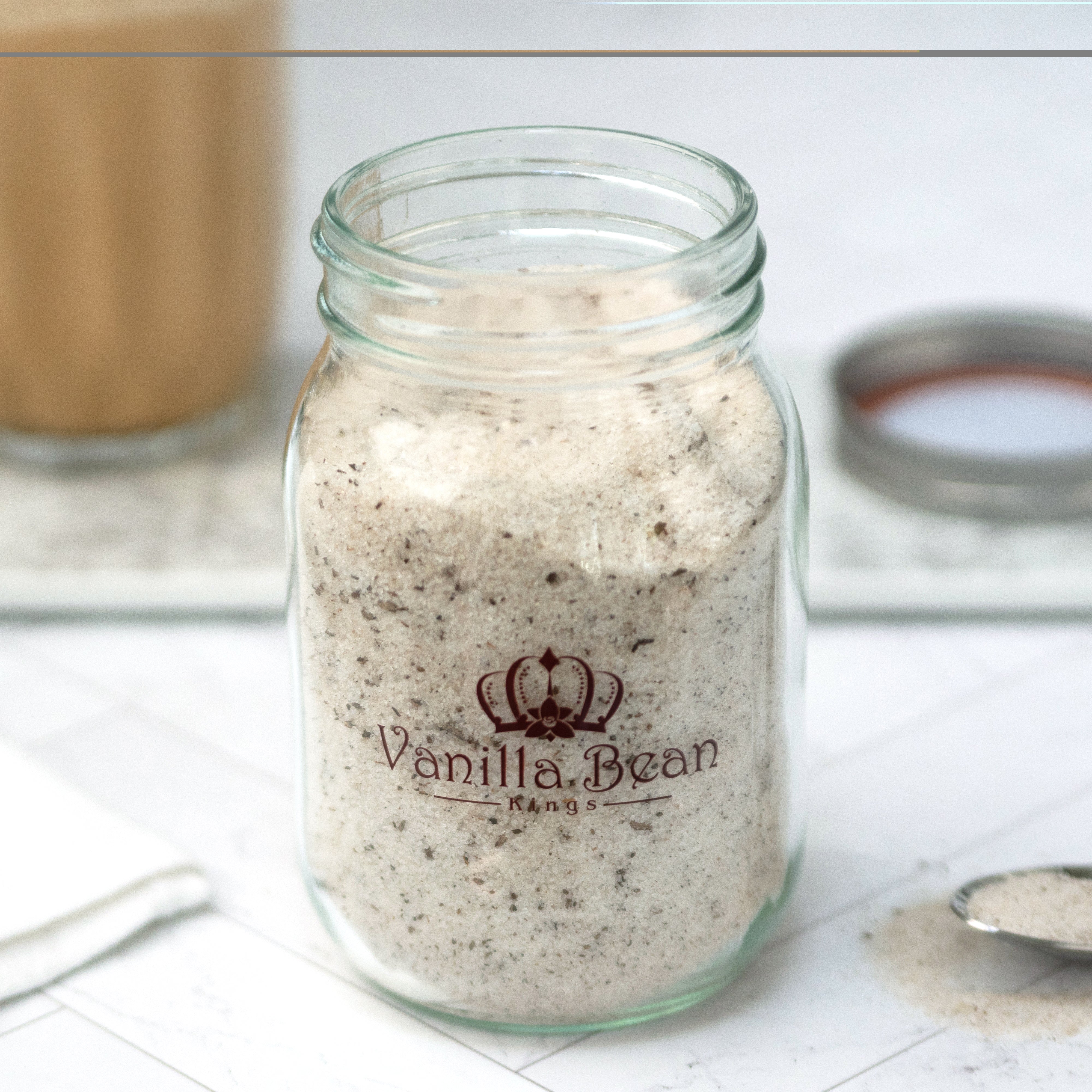 Mason Jars for Homemade Vanilla Extract & Canning (Standard Mouth) - Pint & Quart Sizes - Image 4