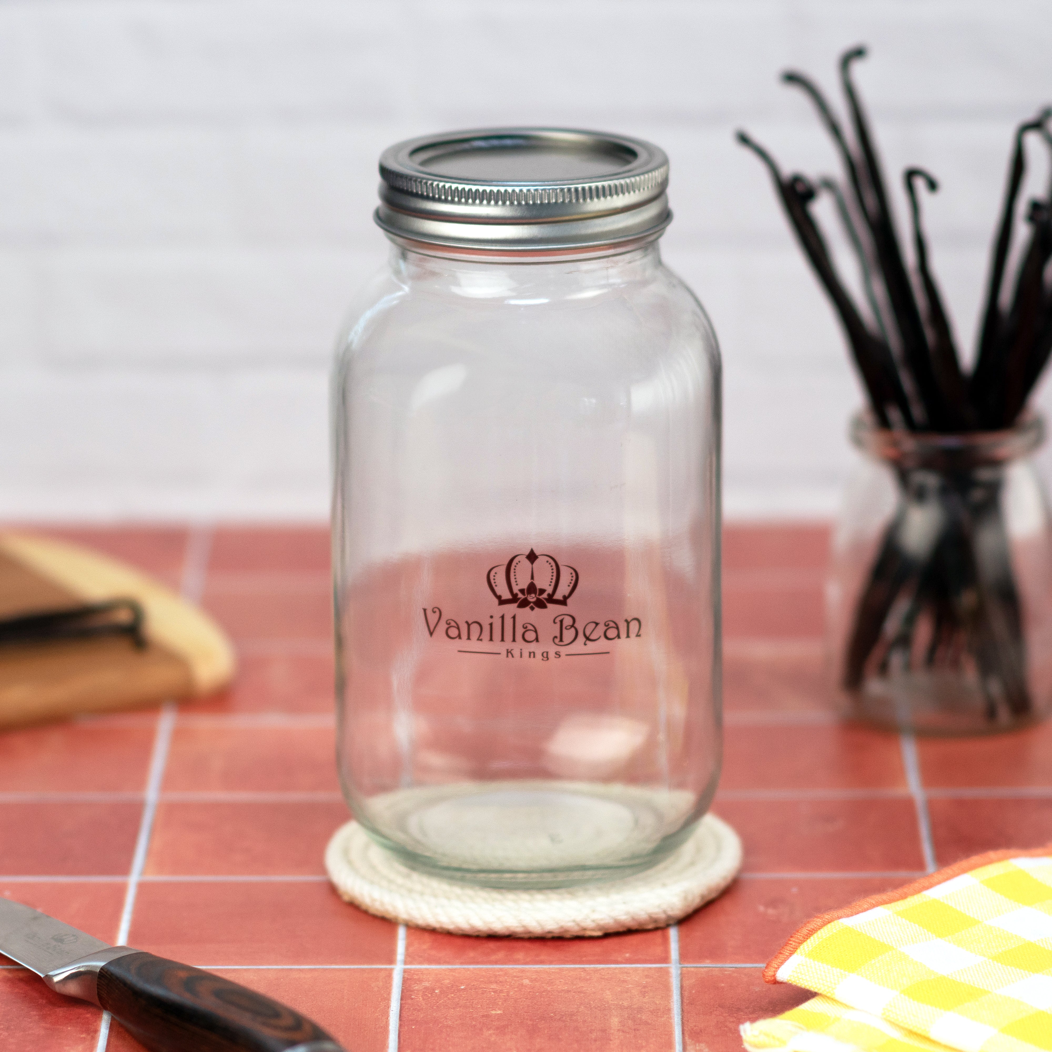 Mason Jars for Homemade Vanilla Extract & Canning (Standard Mouth) - Pint & Quart Sizes - Image 5